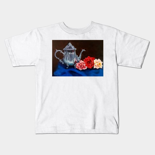 Tea Party Kids T-Shirt by jennyleeandjim